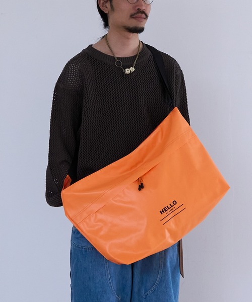 1/2 HALF ショルダーバッグ 1/2HALF TARPOLIN MESSENGER Lsize メンズ