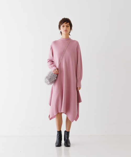 DESIGNWORKS（デザインワークス） ワンピース アシンメトリーヘム