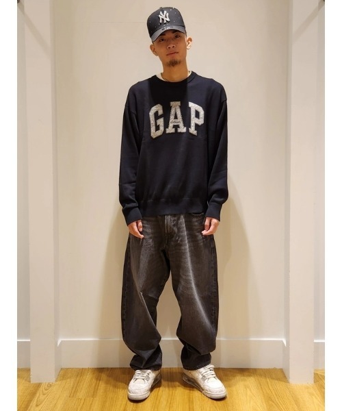 GAP（ギャップ） ワイドパンツ ジーンズ バギー バレルデニム メンズ 