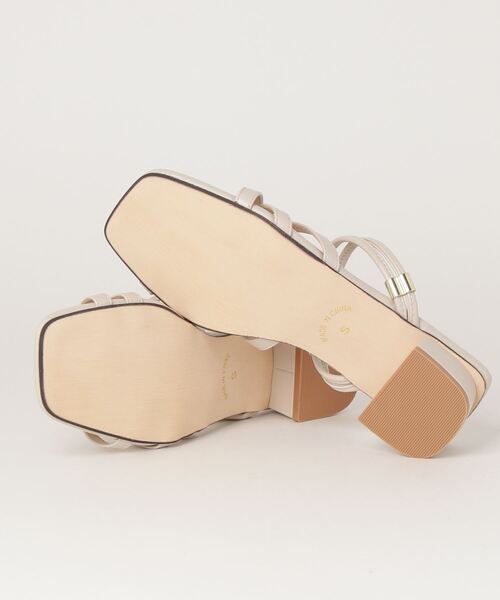 「Sugar Sugar」 ヒールサンダル L パープル レディース_画像3