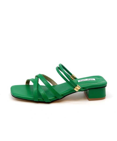 「Sugar Sugar」 ヒールサンダル L パープル レディース_画像5