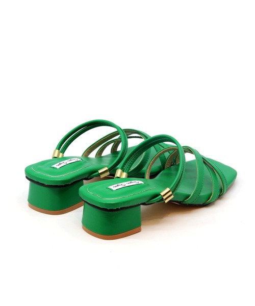 「Sugar Sugar」 ヒールサンダル L パープル レディース_画像7