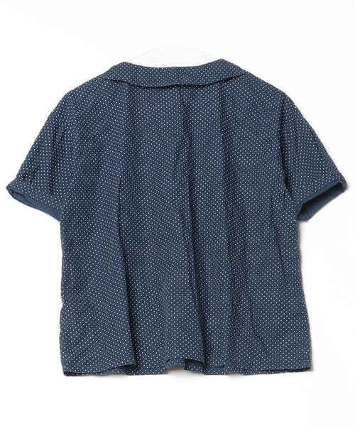 「chambre de charme」 半袖ブラウス FREE ネイビー レディース_画像2