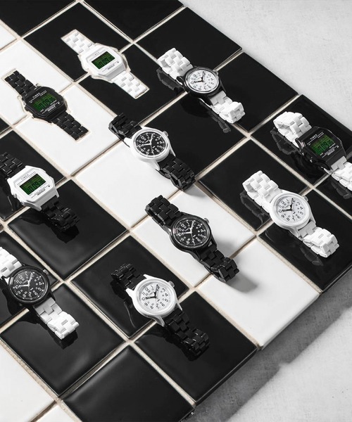 TIMEX デジタル腕時計 ブラック TIMEX 「TIMEX」 デジタル腕時計 FREE ブラック メンズ