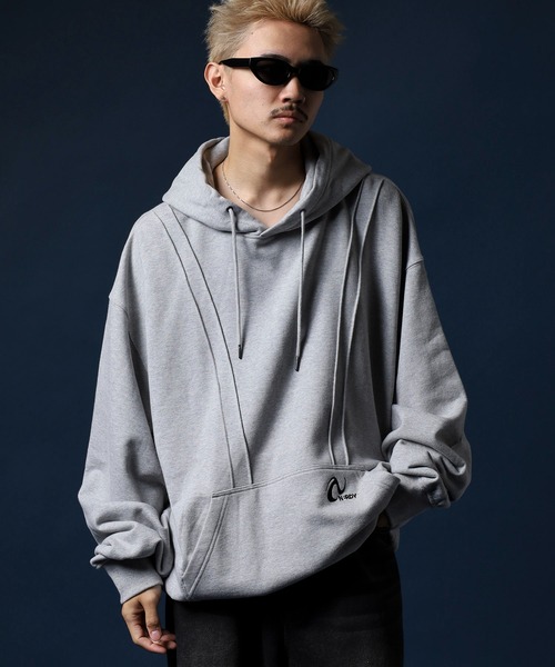 NERDY パーカー パイピングフーディ メンズ レディース : ZOZOTOWN