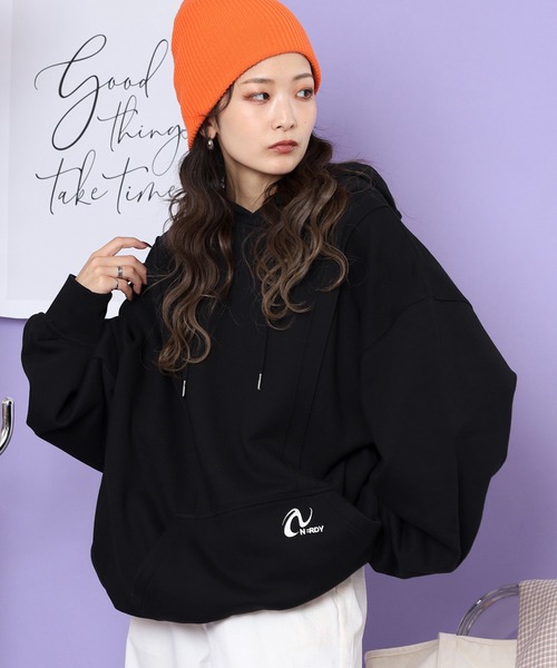 NERDY パーカー パイピングフーディ メンズ レディース : ZOZOTOWN