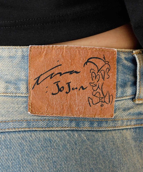 TINA：JOJUN ジーンズ デニム デニムパンツ スーパー ローライズ