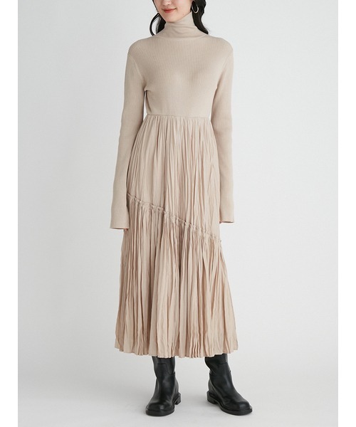 Mila Owen（ミラオーウェン） ドッキングワンピース 0 ブラック  