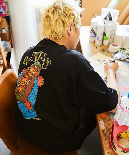 「FREAK'S STORE」 半袖Tシャツ LARGE ホワイト メンズ