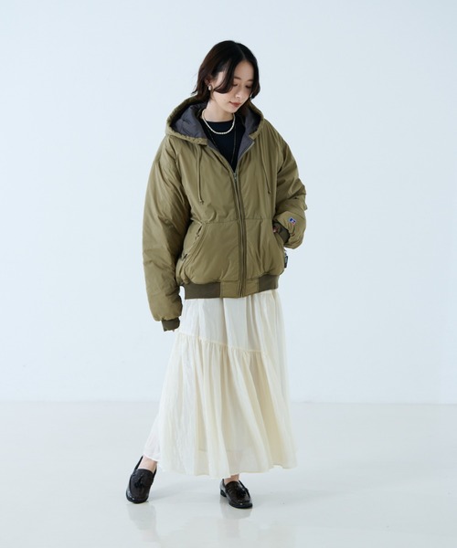 【値下げ】RUSSELUNO ラッセルノ♡ ストレッチボアブルゾン　美品 値下げ】RUSSELUNO ラッセルノ♡ ストレッチボアブルゾン 美品 U.S.