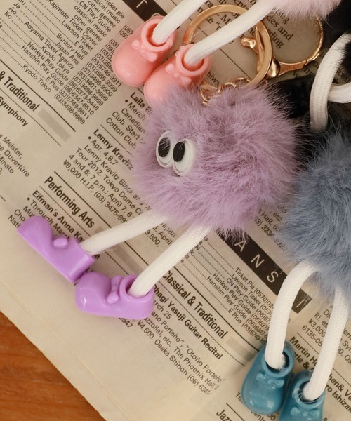 ROOP TOKYO キーホルダー モフモフモンスターキーホルダー : ZOZOTOWN