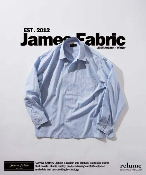 シャツ JAMES FABRIC ジェームスファブリック ガーメントダイ シャツ メンズ