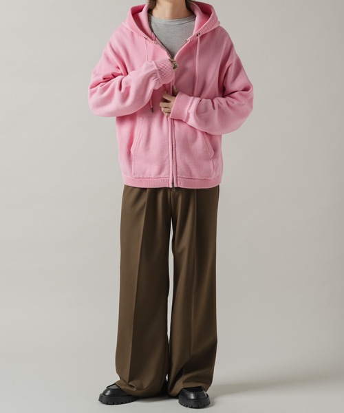 Casper John（キャスパージョン） パーカー Knit parka/ニットパーカー