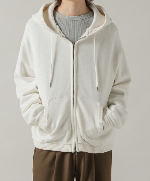Casper John（キャスパージョン） パーカー Knit parka/ニットパーカー