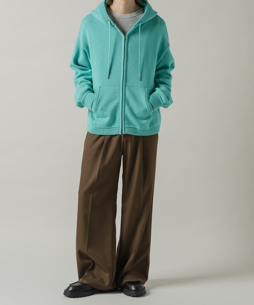 l*o様 【新品未使用】Knit parka/ニットパーカー Casper John（キャスパージョン） パーカー Knit parka/ニットパーカー