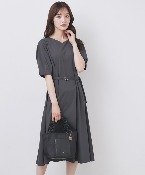 index（インデックス） ワンピース ハートネックパフワンピース「洗濯