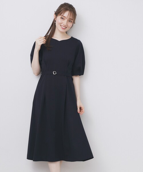 index（インデックス） ワンピース ハートネックパフワンピース「洗濯