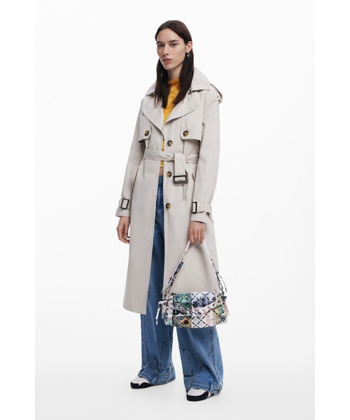 Desigual（デシグアル） トレンチコート コート バックプリーツ