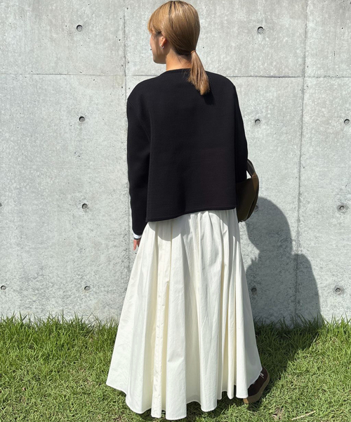 スローブIENA 新品　スカート SLOBE IENA（スローブイエナ） スカート ランダムタックボリューム