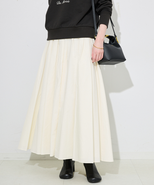 SLOBE IENA（スローブイエナ） スカート ランダムタックボリューム