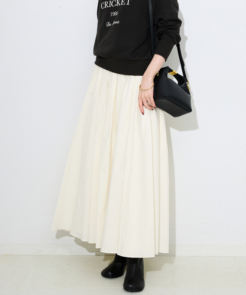 今季【SLOBE IENA】ランダムタックボリュームスカート 36 IENA ランダム タック スカート 36 SLOBE IENA スカート ランダム