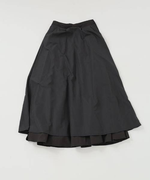 SLOBE IENA（スローブイエナ） スカート ランダムタックボリューム