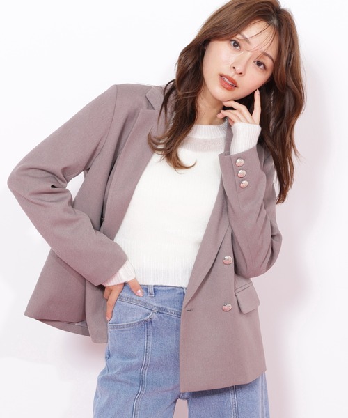 ジャケット・アウター JILL by JILLSTUART 楽天市場】【SALE／50%OFF】リサイクルウールビッグスタンドカラー