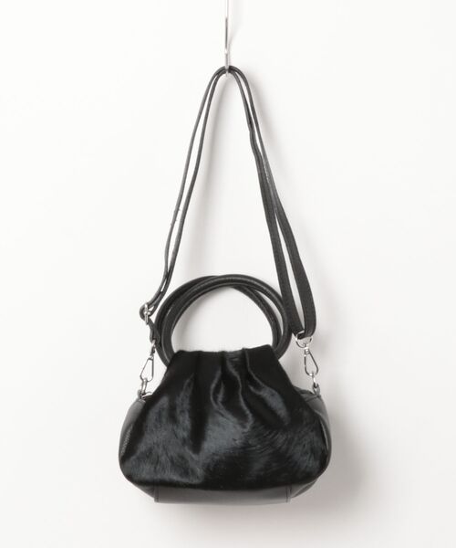 ハンドバッグ 「ANDREA CARDONE」異素材コンビハンドバッグ(Q56525)