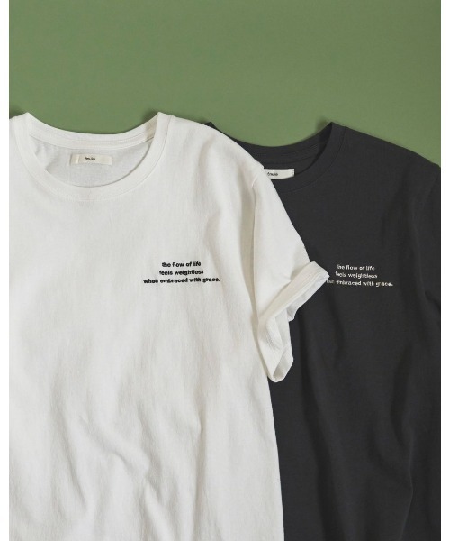 anuke（アンヌーク） tシャツ 半袖 anuke Embroidery Logo T-shirts
