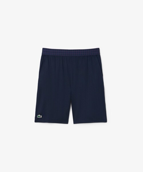 【ネイビー】グリッドウエストストレッチショーツ LACOSTE｜グリッドウエストストレッチショーツ | Rakuten Fashion(楽天