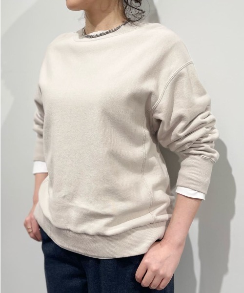 human woman（ヒューマンウーマン） トレーナー スウェット カラー