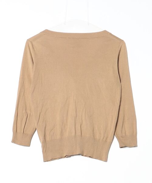 NOBLE（ノーブル） ニットカーディガン - ブラウン レディース