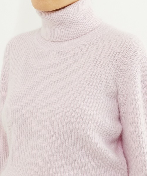 「RIVE DROITE」 タートルネックニット FREE サックスブルー レディース_画像8