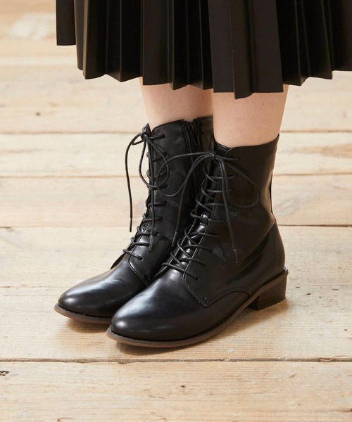 「menue」 ショートブーツ S ブラック レディース_画像5