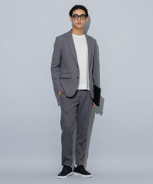 NANO universe（ナノ・ユニバース） セットアップ S ブラウン メンズ