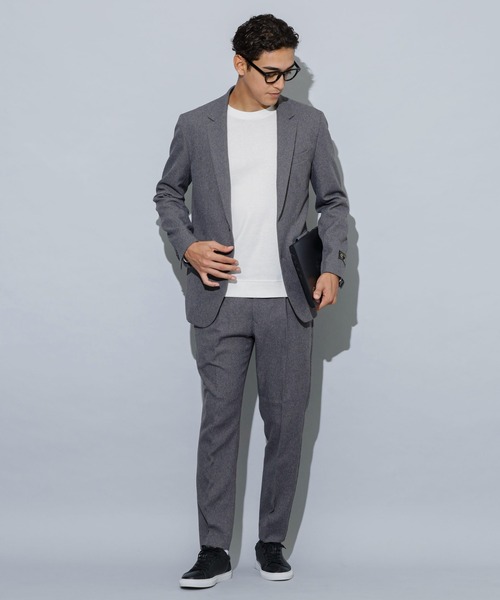 NANO universe（ナノ・ユニバース） セットアップ S ブラウン メンズ