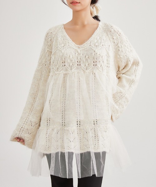 Lace Ladies（レースレディース） ニット セーター チュール