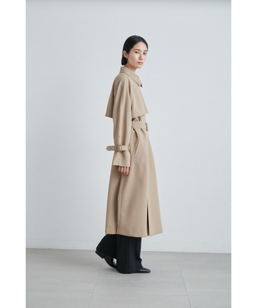 「MIESROHE」 ステンカラーコート 0 ライトベージュ レディース_画像7