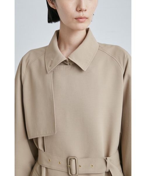 「MIESROHE」 ステンカラーコート 0 ライトベージュ レディース_画像9