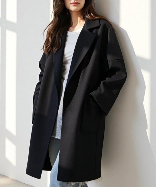 cammie コート チェスターコート ビッグポケットコート レディース