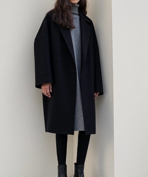 cammie コート チェスターコート ビッグポケットコート レディース
