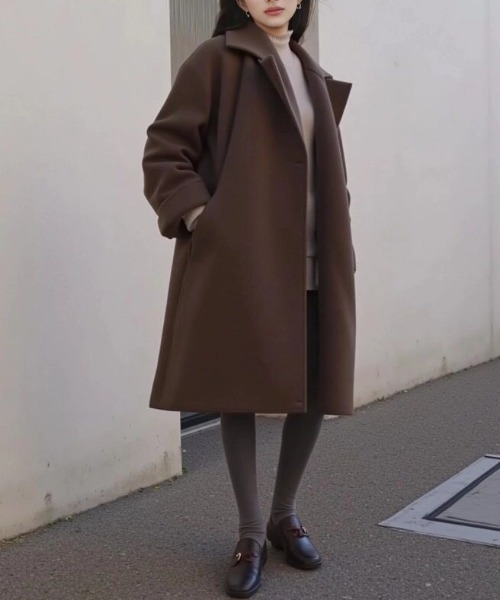 cammie コート チェスターコート ビッグポケットコート レディース