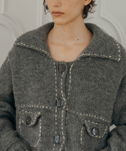 CREDONA（クレドナ） カーディガン 「Nepal」 BLANKET KNIT JACKET