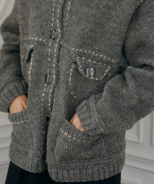 CREDONA（クレドナ） カーディガン 「Nepal」 BLANKET KNIT JACKET