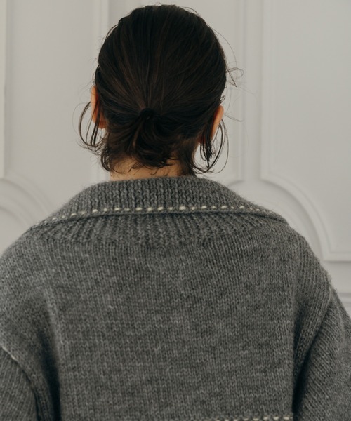 CREDONA クレドナ ネパールハンドニットカーディガン　美品 CREDONA（クレドナ）の「Nepal hand knit CD/ネパールハンドニット