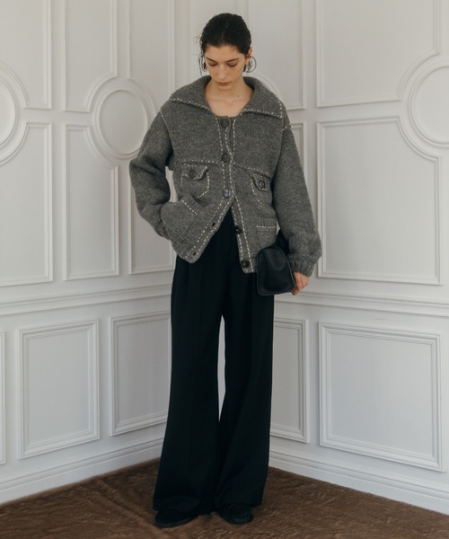 CREDONA（クレドナ） カーディガン 「Nepal」 BLANKET KNIT JACKET