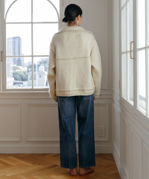 CREDONA（クレドナ） カーディガン 「Nepal」 BLANKET KNIT JACKET