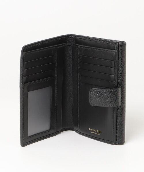 BVLGARI」 ◇美品◇ BVLGARI 二つ折り財布 サークルロゴ メンズ