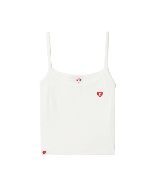 A BATHING APE（アベイシングエイプ） キャミソール HEART BADGE