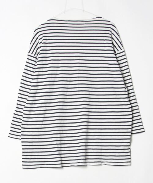 「MidiUmi」 ボーダー柄長袖カットソー - ブラック レディース_画像2